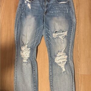 Distressed Light Blue Women's Jeans Judy Blue